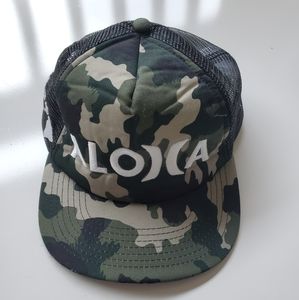 HURLEY: ALOHA CAMO SNAPBACK HAT